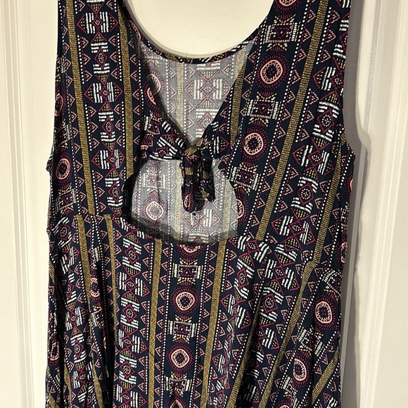 Patterned Mini Dress - Picture 3 of 4